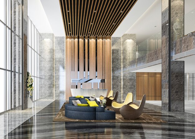 In many business scenarios, space is an invaluable resource. Modern lobby designs
