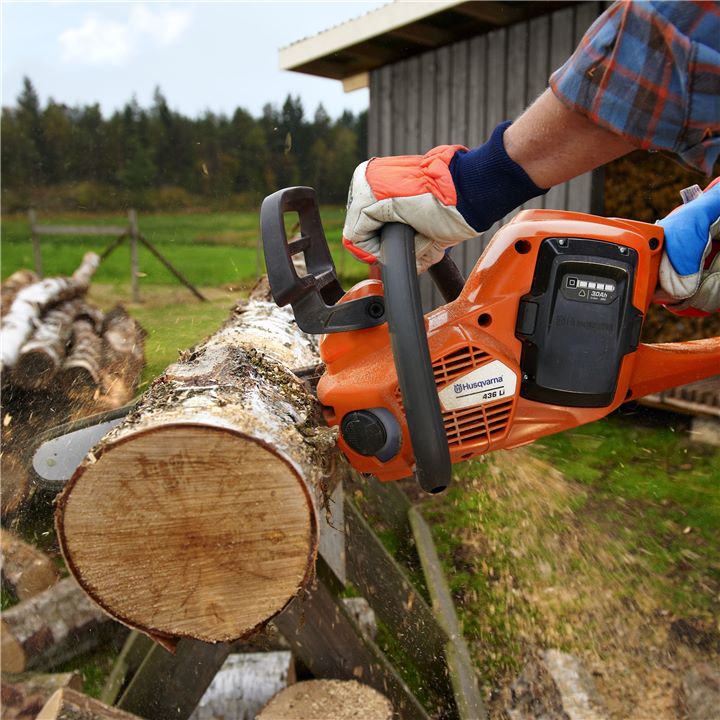 Battery powered chainsaws