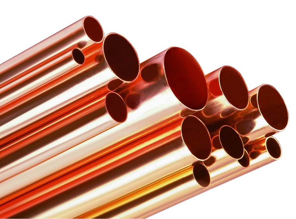 Ridged Copper Pipes