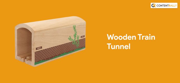 Wooden Train Tunnel
