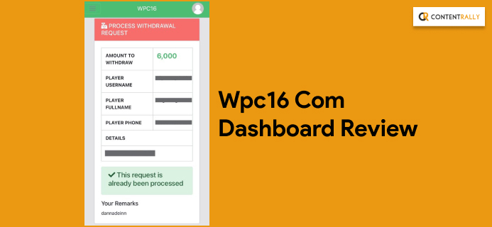 Wpc16 Com Dashboard Review