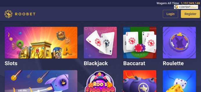 Games Offered By Roobet