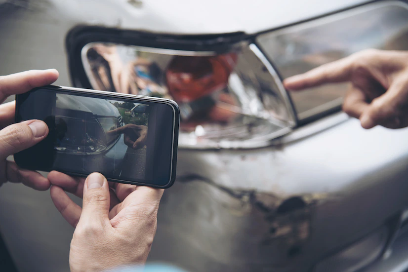 Take Pictures And Videos of The Accident Scene And Your Injuries