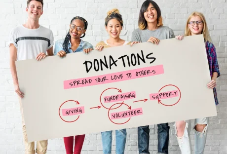 Making donations to charities