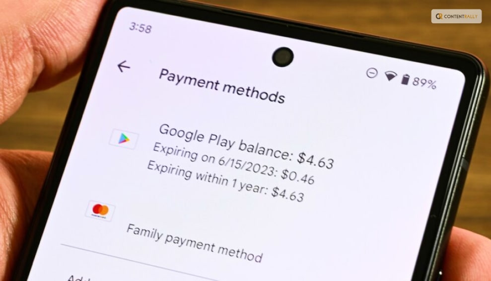 Restrictions With Google Play Balance 