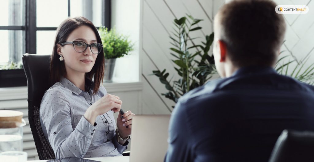 Positive Body Language from the Interviewer