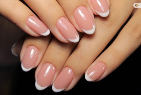 french manicure acrylic nail ideas