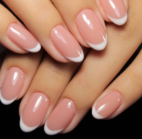 french manicure acrylic nail ideas