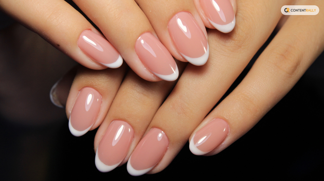 french manicure acrylic nail ideas