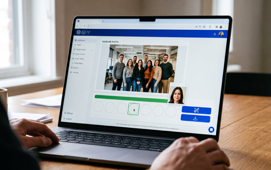 How To Change Faces In Group Photos Using Remaker AI
